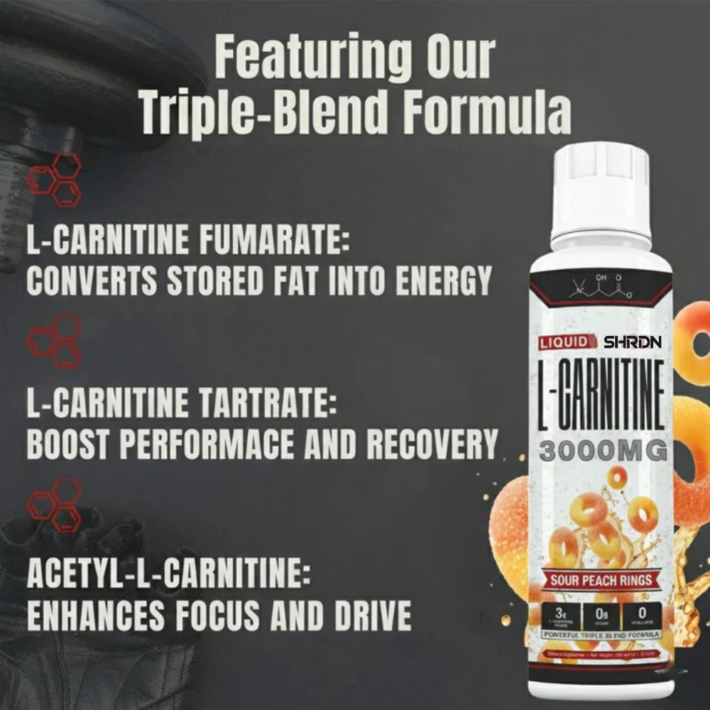 SHRDN Liquid L-Carnitine 3000MG (New Release)