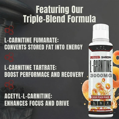 SHRDN Liquid L-Carnitine 3000MG (New Release)